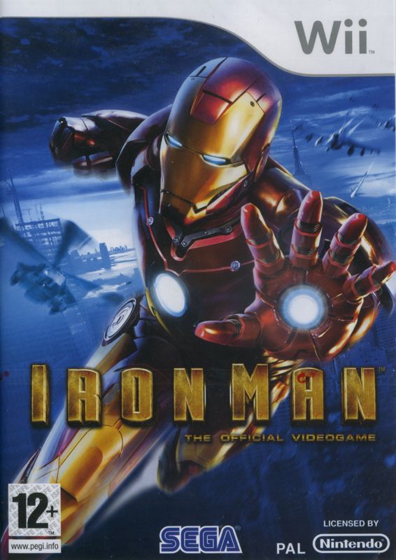 Iron Man box art for Wii